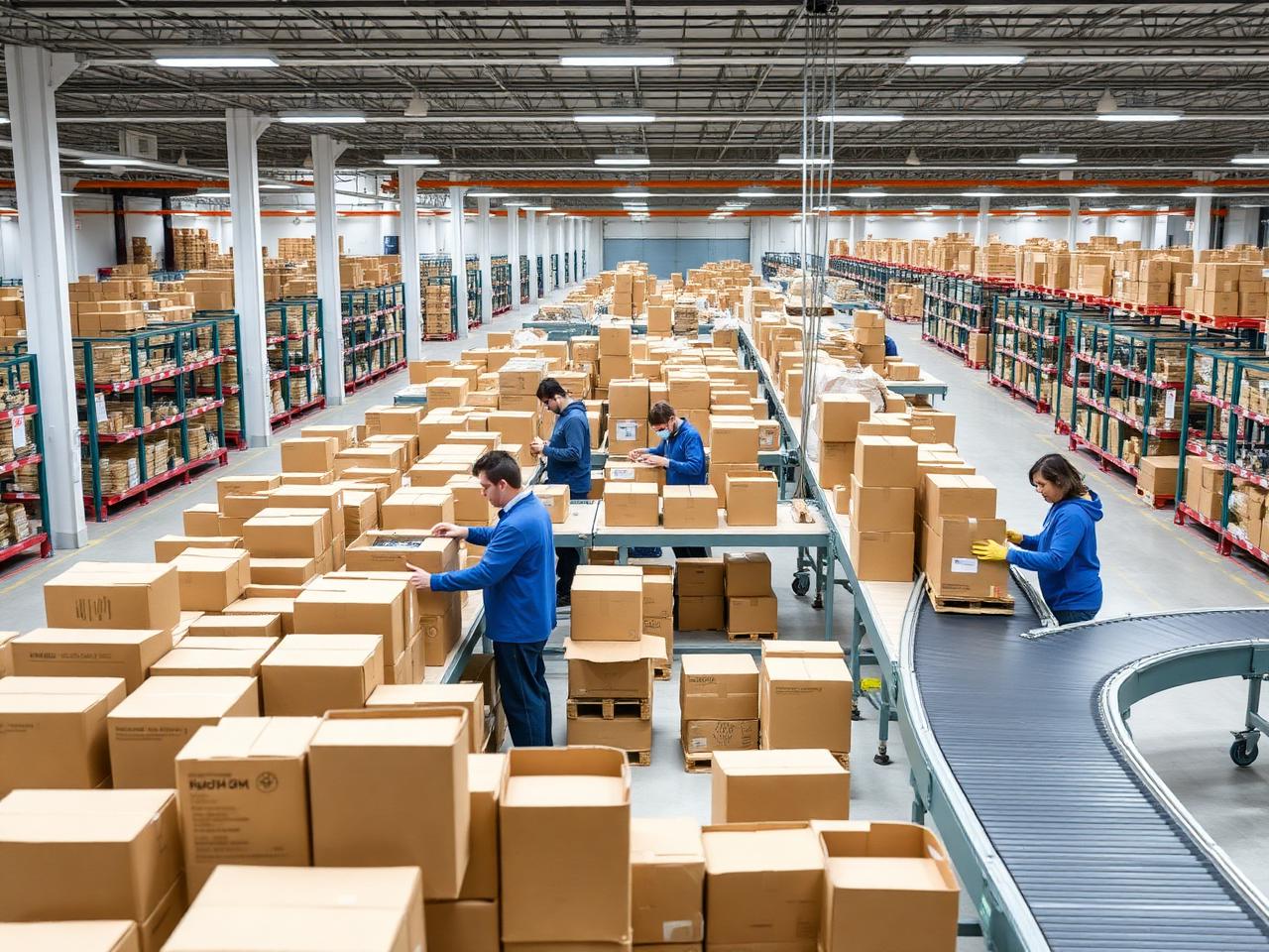 E-commerce fulfillment center